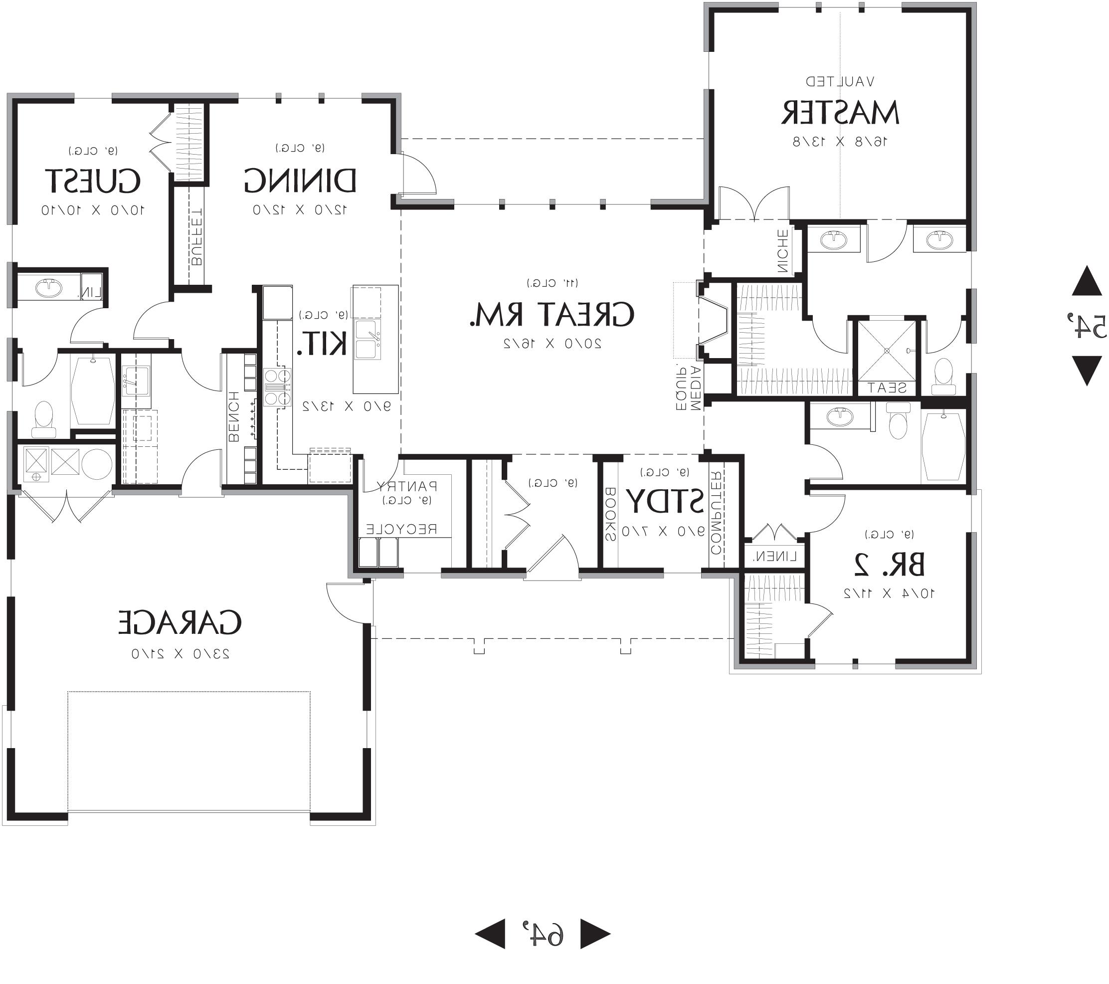 Main Floor Plan image of Oldbury House Plan